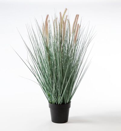 Kunstig Prydgress med harelabber L Kunstig Prydgress med harelabber L